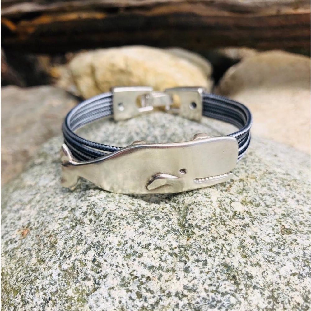 Nautical Bracelet - Whale Bracelet- Nautical Rope